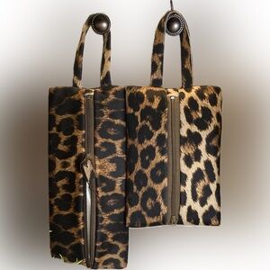 Leopard Print Multi Purpose Pouch Set (Lot)